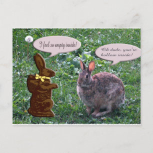 Chocolate Bunny Briefkaart