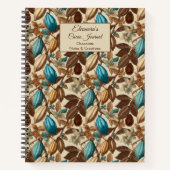 Chocolate Cacao Tasting Journal Spiral Notebook Notitieboek (Voorkant)