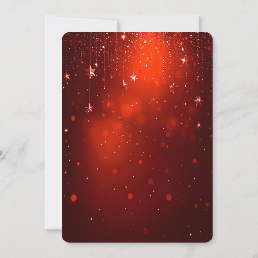 Chocolate Candy Christmas Holiday Invitation Kaart (Achterkant)