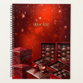 Chocolate Candy Christmas Holiday Planner (Devant)