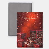 Chocolate Candy Holiday Magnet (Recto/Verso)