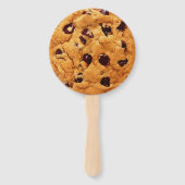 Chocolate Chip Cookie Afbeelding Handwaaier (Voorkant)