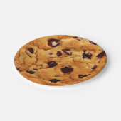 Chocolate Chip Cookie Afbeelding Papieren Bordje (Gekanteld)