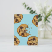 Chocolate Chip Cookie Briefkaart (Staand voorkant)