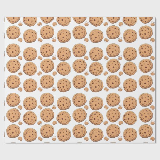 Chocolate Chip Cookie Cadeaupapier (Vlak)