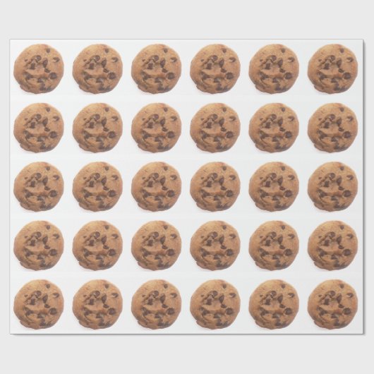 Chocolate Chip Cookie Cadeaupapier (Vlak)