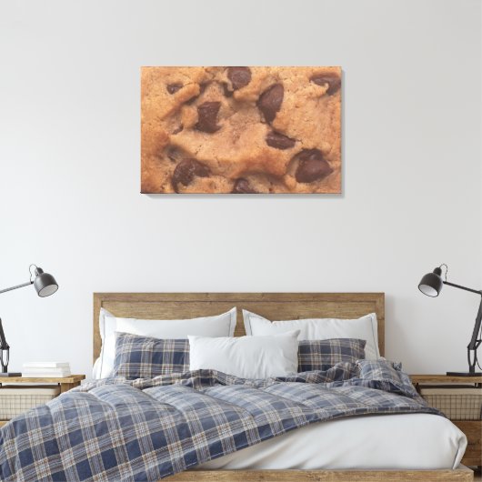 Chocolate Chip Cookie Canvas Afdruk (Insitu (Slaapkamer))