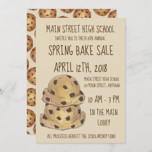 Chocolate Chip Cookie Dough Bake Sale Cookies Kaart