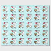 Chocolate Chip Cookie en Milk Cadeaupapier (Vlak)