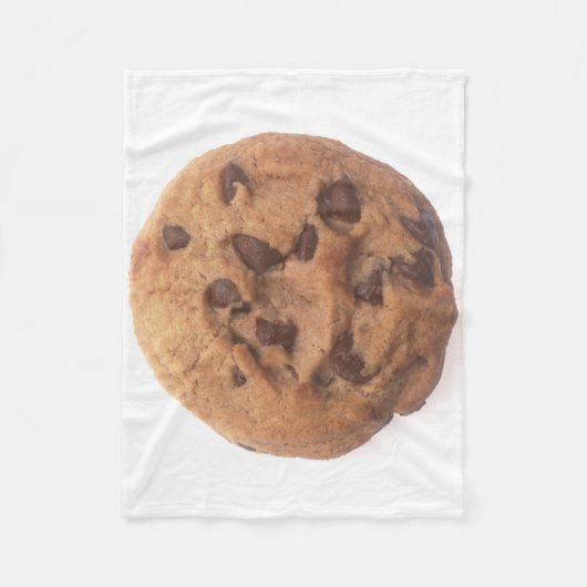 Chocolate Chip Cookie Fleece Deken (Voorkant)