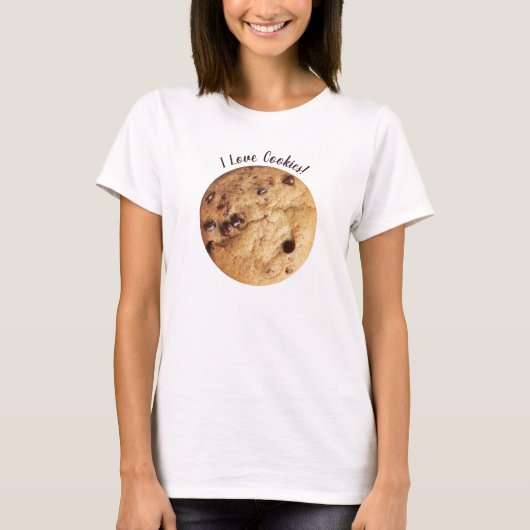 Chocolate Chip Cookie, gepersonaliseerd T-shirt (Voorkant)