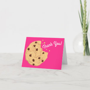 Chocolate Chip Cookie Kids 1e Verjaardagsfeestje R Kaart