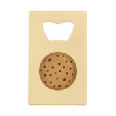 Chocolate Chip Cookie  Kredietkaart Flessenopener (Achterkant)