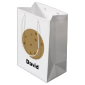 Chocolate Chip Cookie Medium Cadeauzakje (Achterkant Gekanteld)