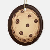 Chocolate Chip Cookie Ornaments | Keramische Sjabl Keramisch Ornament (Links)