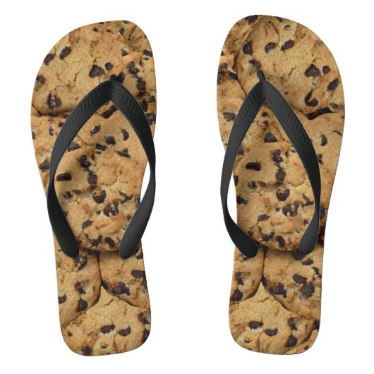 Chocolate Chip Cookie Pattern Teenslippers (Voetbed)