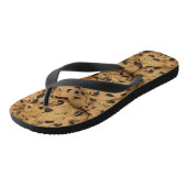 Chocolate Chip Cookie Pattern Teenslippers (Schuin)