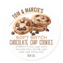 Chocolate Chip Cookie Productetiketten