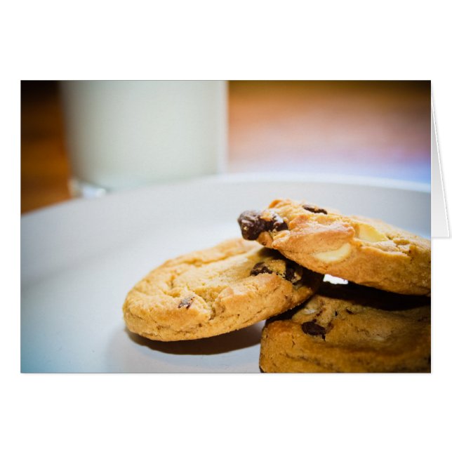 Chocolate Chip Cookie Recipcard (Voorkant Horizontaal)