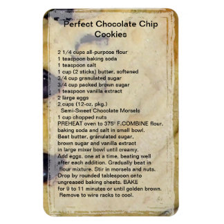Chocolate Chip Cookie Recipe Magnet Magneet