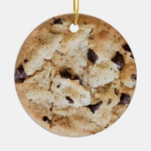 Chocolate Chip Cookie Romantic Kerstmis Keramisch Ornament (Voorkant)