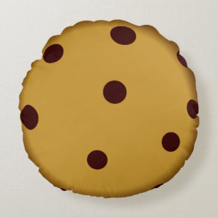 Chocolate Chip Cookie Rond Kussen