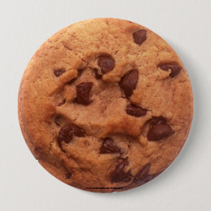 Chocolate Chip Cookie Ronde Button 4,0 Cm