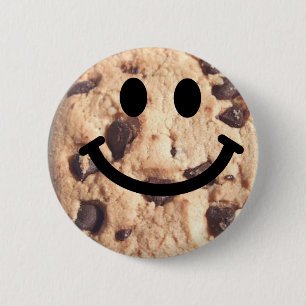 Chocolate Chip Cookie Ronde Button 5,7 Cm