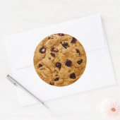 Chocolate Chip Cookie Ronde Sticker (Envelop)