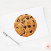 Chocolate Chip Cookie Ronde Sticker (Envelop)