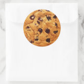 Chocolate Chip Cookie Ronde Sticker (Tas)