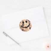 Chocolate Chip Cookie Ronde Sticker (Envelop)