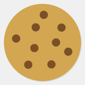 Chocolate Chip Cookie Ronde Sticker