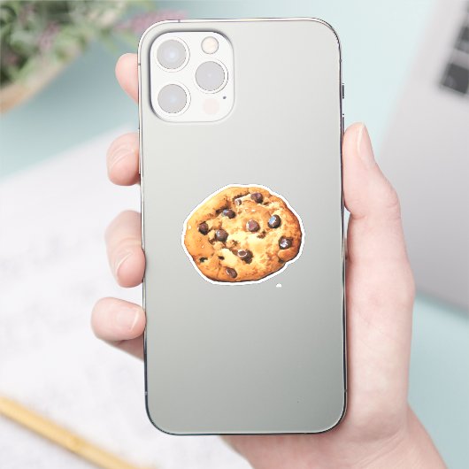 Chocolate Chip Cookie Sticker (Telefoon)