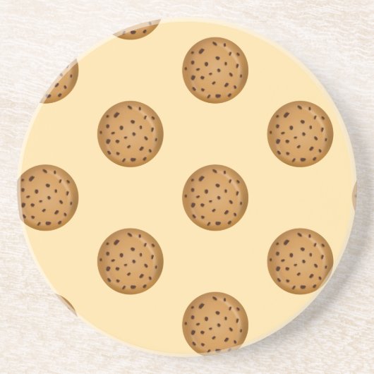 Chocolate Chip Cookie  Zandsteen Onderzetter (Voorkant)
