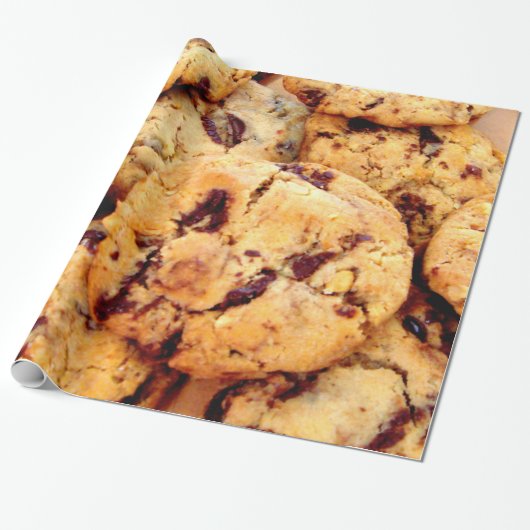 Chocolate Chip Cookies Cadeaupapier (Uitgerold)