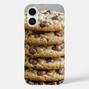 Chocolate Chip Cookies Op Chocoladebrokken iPhone 16 Hoesje