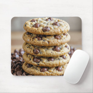 Chocolate Chip Cookies Op Chocoladebrokken Muismat