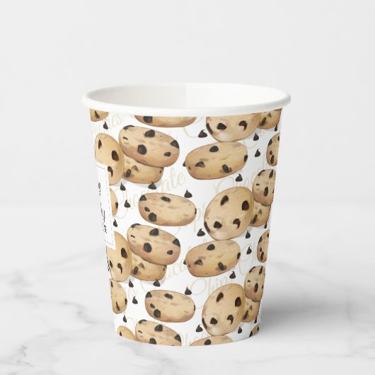 Chocolate Chip Cookies Papieren Bekers (Links)