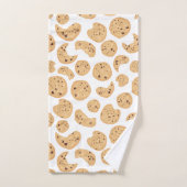 Chocolate Chip Cookies Patroon Bad Handdoek (Handdoek)