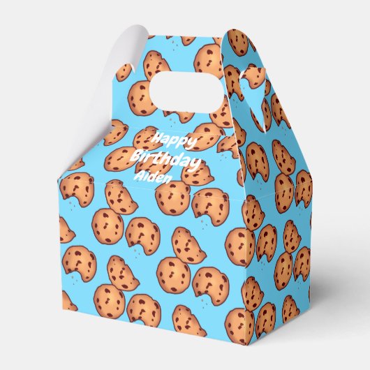 Chocolate Chip Cookies Patroon Bedankdoosjes (Achterkant)