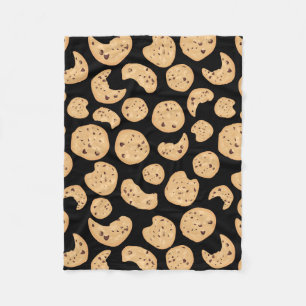 Chocolate Chip Cookies Patroon Fleece Deken