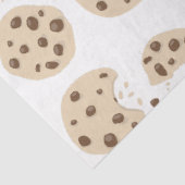 Chocolate Chip Cookies Patroon Tissuepapier (Detail)