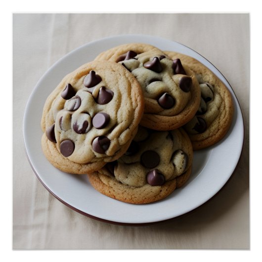 Chocolate Chip Cookies Perfect Poster (Voorkant)