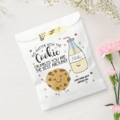 chocolate chip, hoe de cookie ook verkruimelt  bedankzakje (Gezegeld)