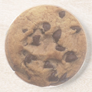 chocolate-chip-koekje- zandsteen onderzetter