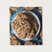 Chocolate Chip Koekjes Wandkleed (Voorkant)