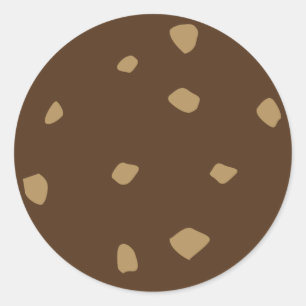Chocolate Cookie Ronde Sticker