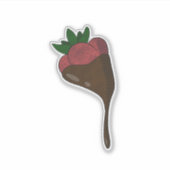 Chocolate covered strawberry vinyl sticker (Devant)