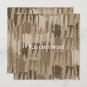 Chocolate Cream Baby shower Kaart (Voorkant / Achterkant)